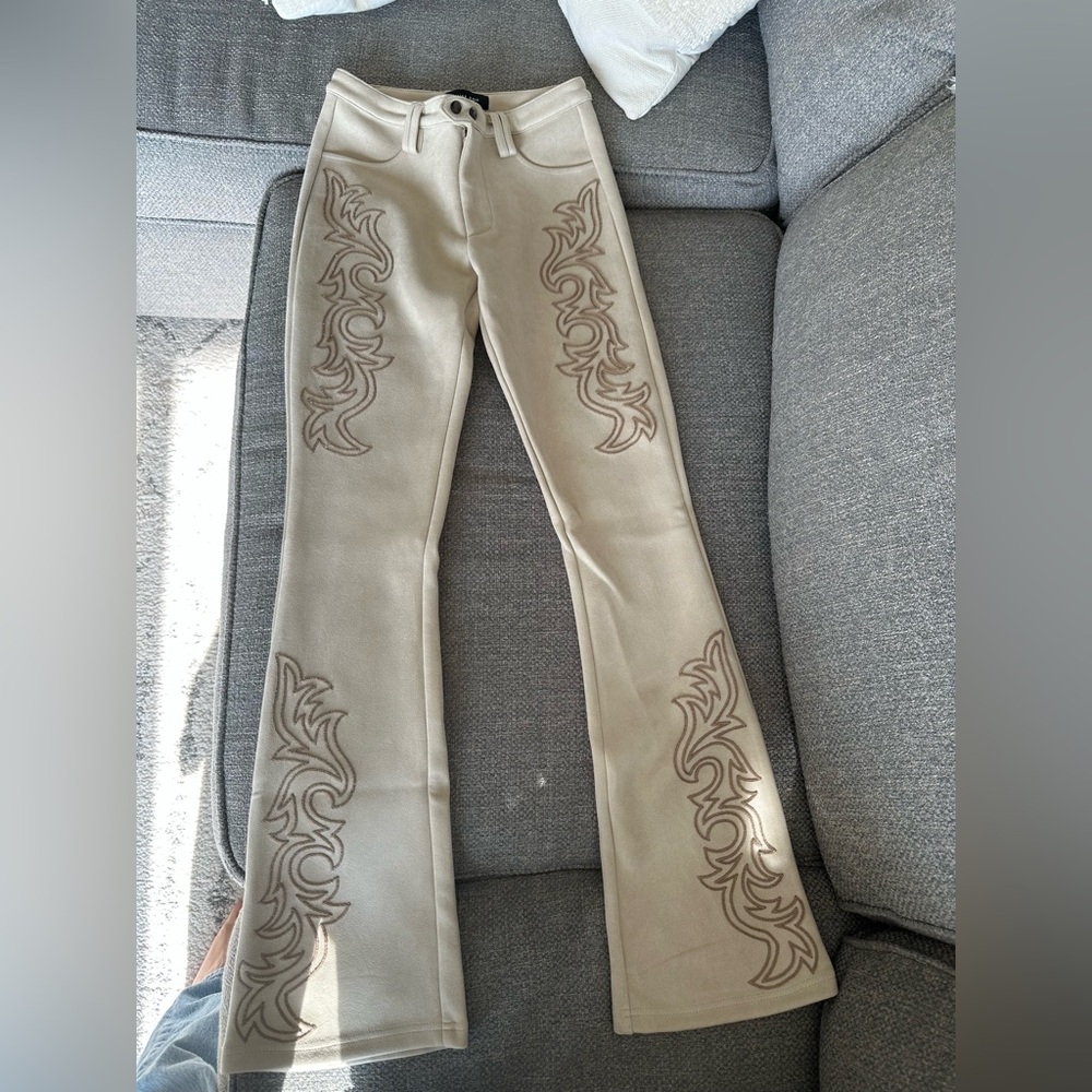 White Fox Never Going Back Pants Blonde
